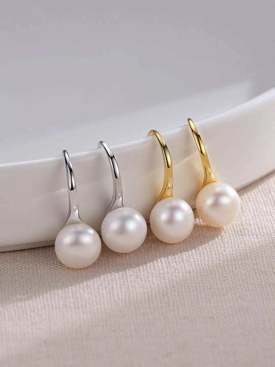 Isabella - Classic Freshwater Pearl Earrings - Pearlorious Jewellery