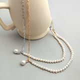 Isla - Classic Baroque Pearl Necklace - Pearlorious Jewellery