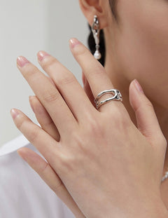 Jane - Sterling Silver Ring - Pearlorious Jewellery