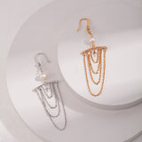 Jessica - Sterling Silver Chains Drop Earrings - Pearlorious Jewellery
