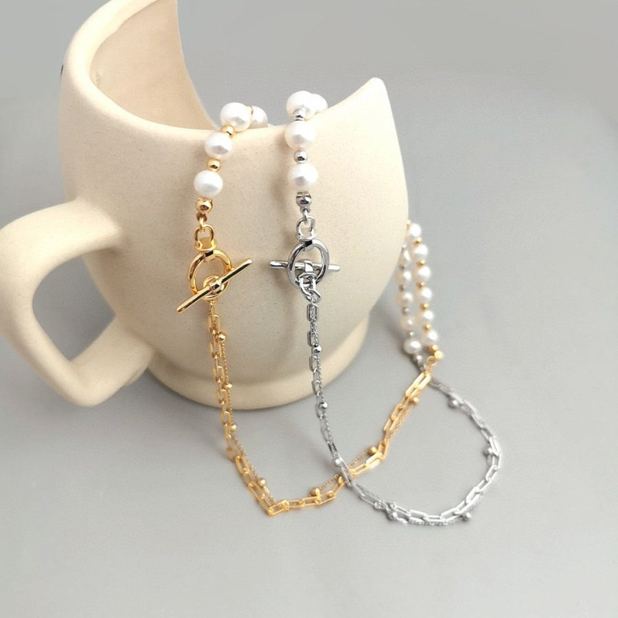 Jessica - Sterling Silver Pearl Necklace - Pearlorious Jewellery