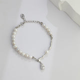 Layla - Baroque Pearl Bracelet elegant gold vermeil and sterling silver best gift for her - Pearlorious Jewellery