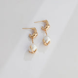 Layla - Baroque Pearl Earrings best gift for her Fashionable and Elegant - Pearlorious Jewellery