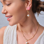 Layla - Baroque Pearl Earrings best gift for her Fashionable and Elegant - Pearlorious Jewellery