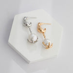 Layla - Baroque Pearl Earrings best gift for her Fashionable and Elegant - Pearlorious Jewellery