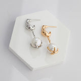 Layla - Baroque Pearl Earrings best gift for her Fashionable and Elegant - Pearlorious Jewellery