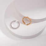 Leah - Love Heart Rings - Pearlorious Jewellery