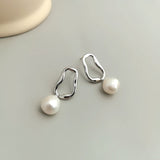 Lily - One of a Kind Baroque Earrings Classic Unique Pearls with Sterling Silver Gold Vermeil - Pearlorious Jewellery