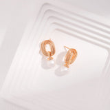 Luca - Letter O Sterling Silver and Pearl Drop Earrings - Pearlorious Jewellery