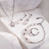 Mandee - Sterling Silver and Freshwater Pearl Necklace - Pearlorious Jewellery