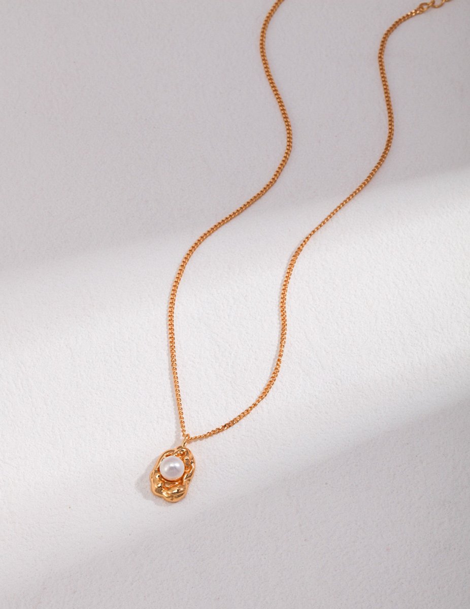 Mandee - Sterling Silver and Freshwater Pearl Necklace - Pearlorious Jewellery