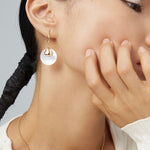 Melisa - Mother of Pearl Drop Earrings - Pearlorious Jewellery