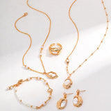 Melisa - Mother of Pearl Rings - Pearlorious Jewellery
