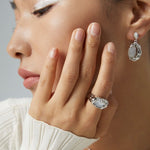 Melisa - Mother Of Pearl Sterling Silver Earrings - Pearlorious Jewellery