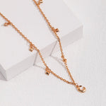 Millie - Moon and Star Sterling Silver Necklace - Pearlorious Jewellery