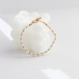 Molly - Freshwater Pearl and Sterling Silver Bead Bracelet - Pearlorious Jewellery