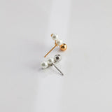 Molly - Unique Sterling Silver and Freshwater Beads Earrings - Pearlorious Jewellery