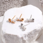 Molly - Unique Sterling Silver and Freshwater Beads Earrings - Pearlorious Jewellery