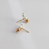Molly - Unique Sterling Silver and Freshwater Beads Earrings - Pearlorious Jewellery