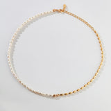 Mylah - Freshwater Pearl and Sterling Silver Beads Necklace - Pearlorious Jewellery