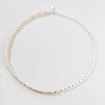 Mylah - Freshwater Pearl and Sterling Silver Beads Necklace - Pearlorious Jewellery