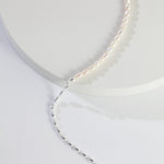Mylah - Freshwater Pearl and Sterling Silver Beads Necklace - Pearlorious Jewellery