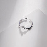 Nyra - Simplicity Sterling Silver Ring - Pearlorious Jewellery