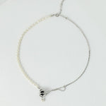 Penelope - Sterling Silver and Black Agate Necklace - Pearlorious Jewellery