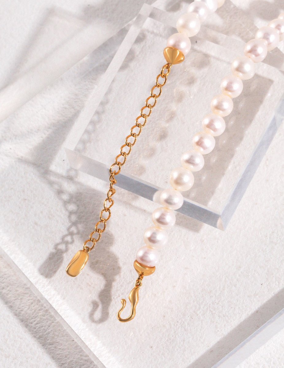 Priscilla - Timeless and Classic Freshwater Pearl Necklace - Pearlorious Jewellery