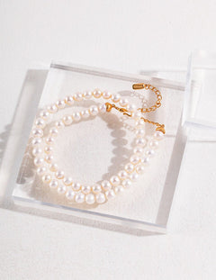 Priscilla - Timeless and Classic Freshwater Pearl Necklace - Pearlorious Jewellery