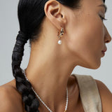 Quinn - Delicate Freshwater Pearl Earrings - Pearlorious Jewellery