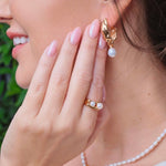 Quinn - Delicate Freshwater Pearl Earrings - Pearlorious Jewellery