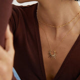 Savannah - Sunny Statement Sterling Silver Necklace - Pearlorious Jewellery