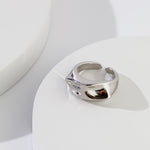 Scarlett - Timeless Polished Rings Sterling Silver - Pearlorious Jewellery