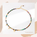 Serena Sunset Gemstone Necklace - Pearlorious Jewellery