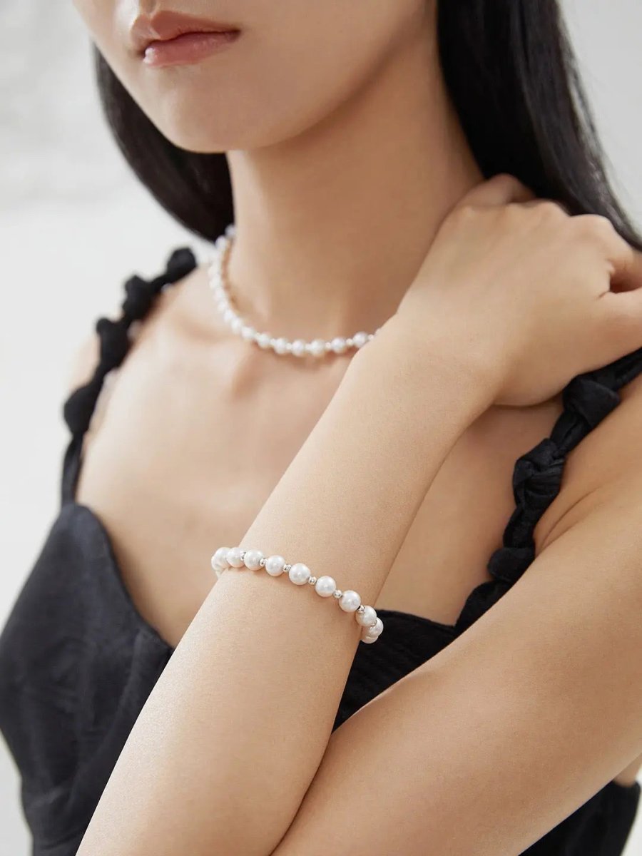 Sophia - You Look Good - Classic Freshwater Pearl Bracelet - Pearlorious Jewellery