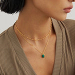 Stella - Sterling Silver Beads Minimalist Starry Necklace - Pearlorious Jewellery
