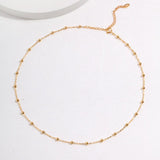 Stella - Sterling Silver Beads Minimalist Starry Necklace - Pearlorious Jewellery