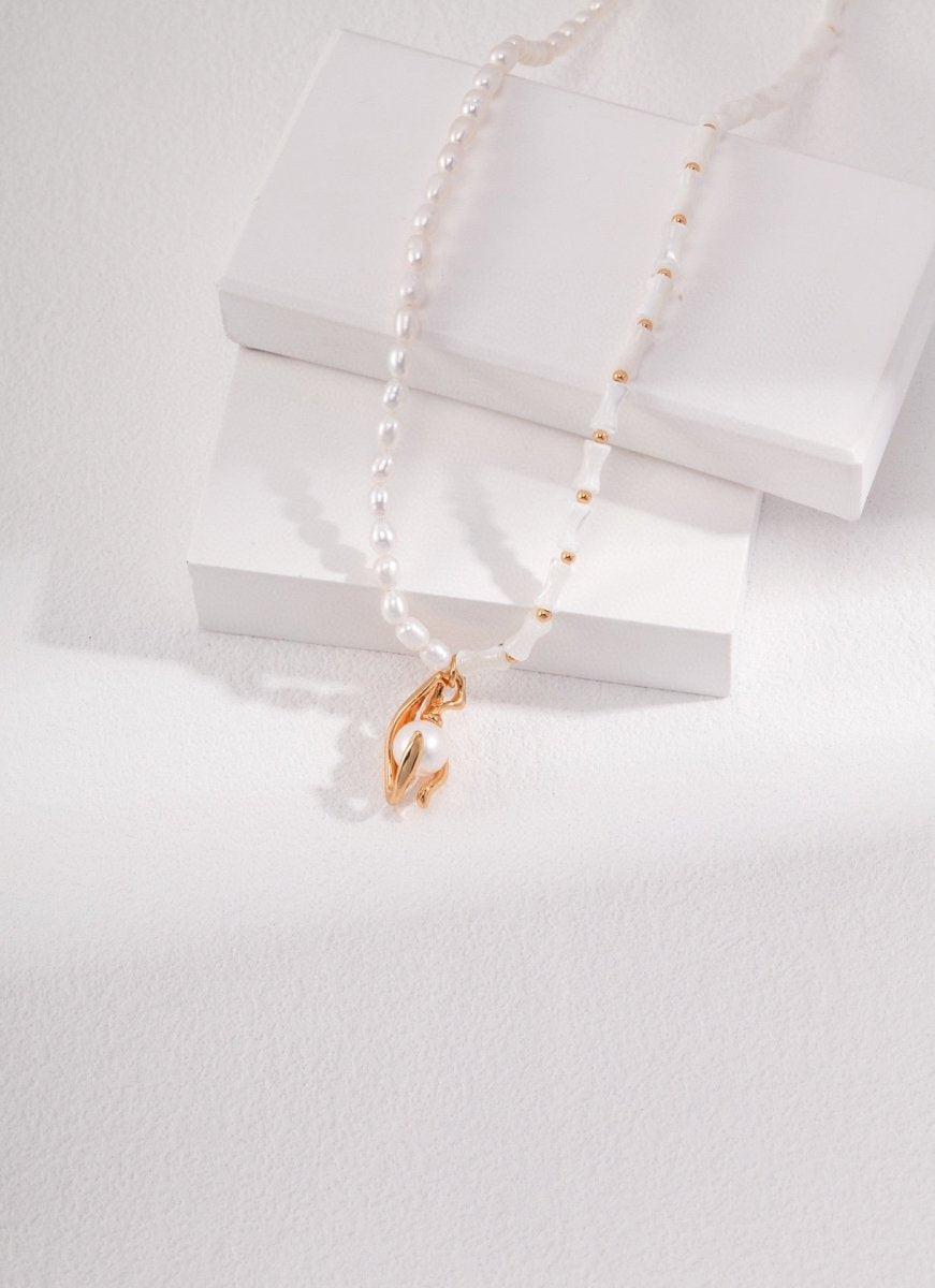 Tania - Freshwater Pearl Beads Necklace - Pearlorious Jewellery