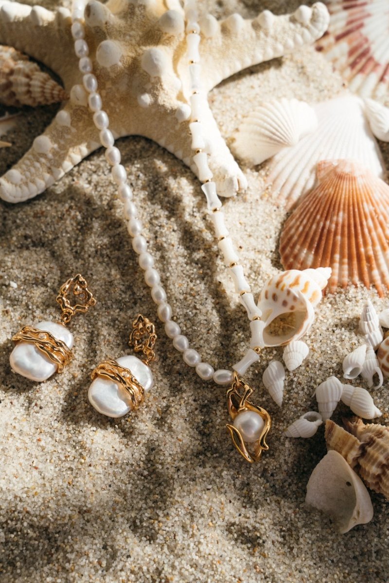 Tania - Freshwater Pearl Beads Necklace - Pearlorious Jewellery