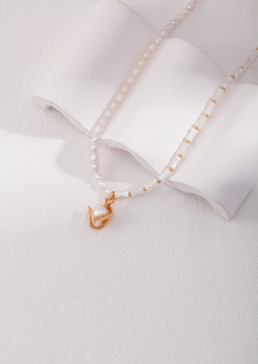 Tania - Freshwater Pearl Beads Necklace - Pearlorious Jewellery