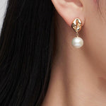 Tania - Sterling Silver and Freshwater Pearl Earrings - Pearlorious Jewellery
