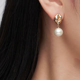 Tania - Sterling Silver and Freshwater Pearl Earrings - Pearlorious Jewellery