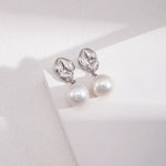 Tania - Sterling Silver and Freshwater Pearl Earrings - Pearlorious Jewellery