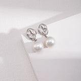 Tania - Sterling Silver and Freshwater Pearl Earrings - Pearlorious Jewellery