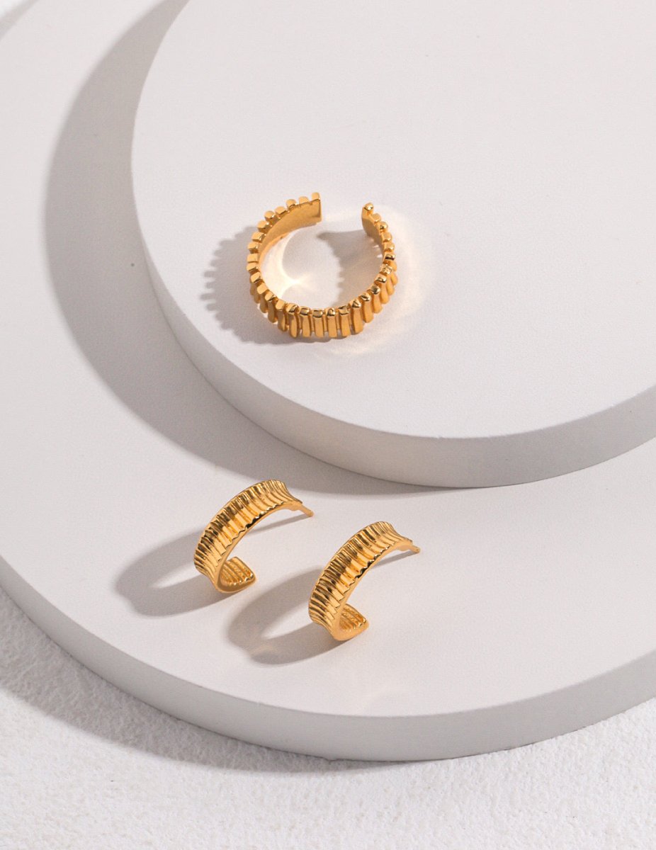 Vicki - Minimalist Hoop Earrings - Pearlorious Jewellery