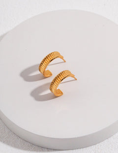 Vicki - Minimalist Hoop Earrings - Pearlorious Jewellery