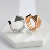 Victoria - Fashionable and Timeless Rings Sterling Silver and Glaze Drop - Pearlorious Jewellery
