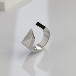 Victoria - Fashionable and Timeless Rings Sterling Silver and Glaze Drop - Pearlorious Jewellery