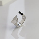 Victoria - Fashionable and Timeless Rings Sterling Silver and Glaze Drop - Pearlorious Jewellery